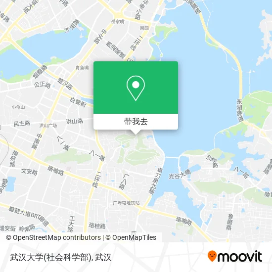 武汉大学(社会科学部)地图