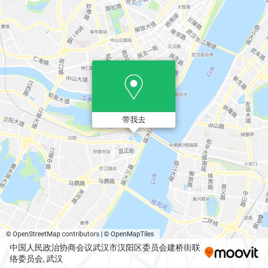 中国人民政治协商会议武汉市汉阳区委员会建桥街联络委员会地图