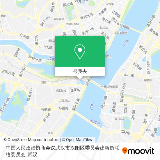 中国人民政治协商会议武汉市汉阳区委员会建桥街联络委员会地图