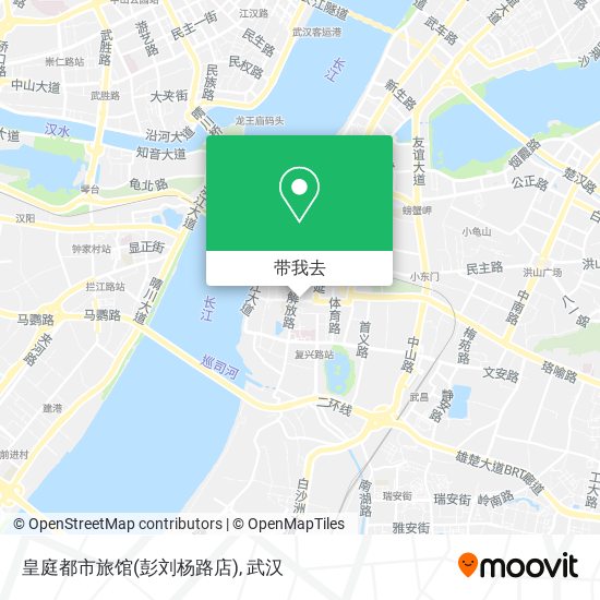 皇庭都市旅馆(彭刘杨路店)地图