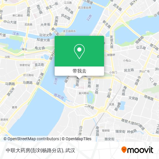 中联大药房(彭刘杨路分店)地图