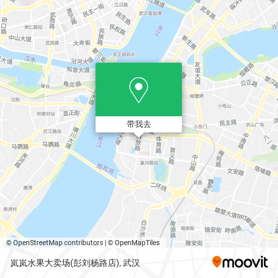 岚岚水果大卖场(彭刘杨路店)地图
