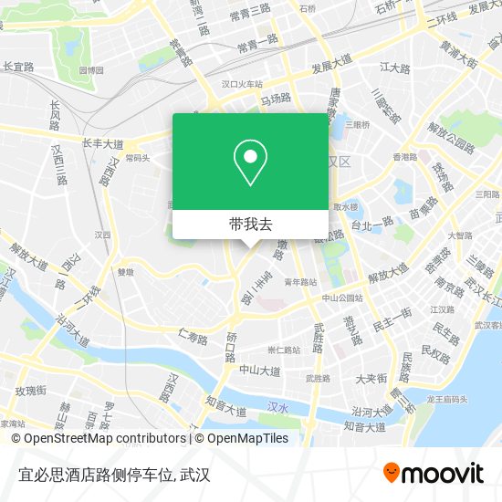 宜必思酒店路侧停车位地图