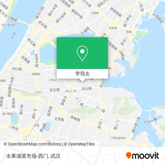 水果湖菜市场-西门地图