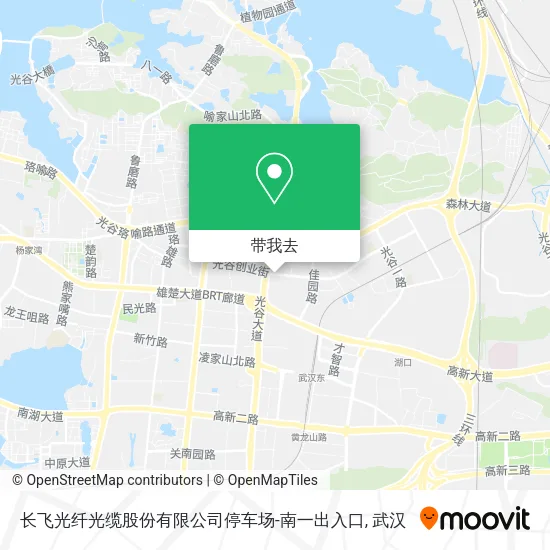 长飞光纤光缆股份有限公司停车场-南一出入口地图
