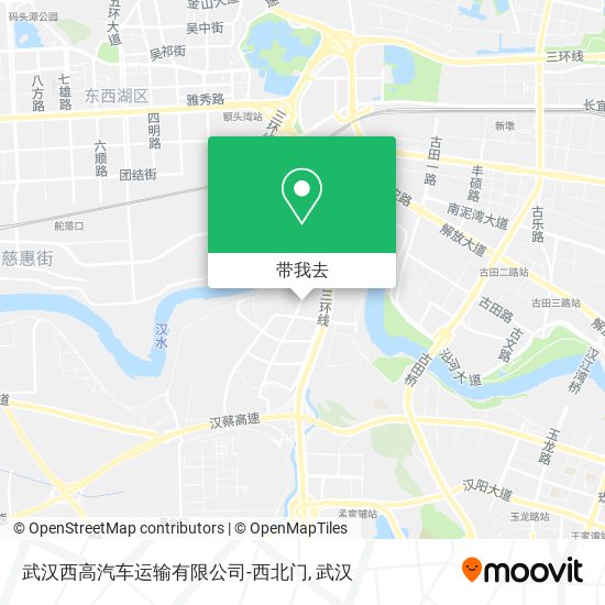武汉西高汽车运输有限公司-西北门地图