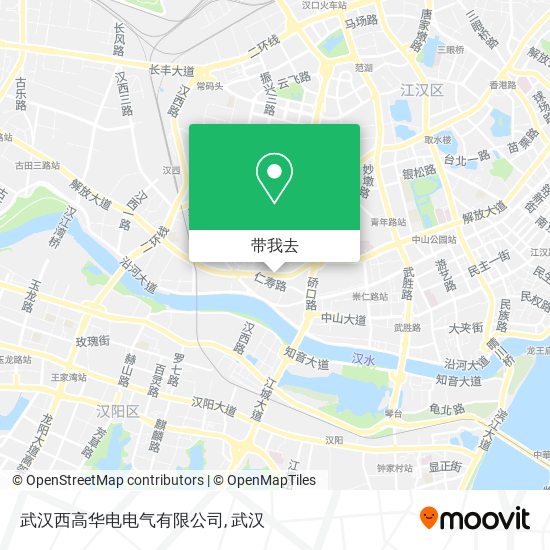 武汉西高华电电气有限公司地图