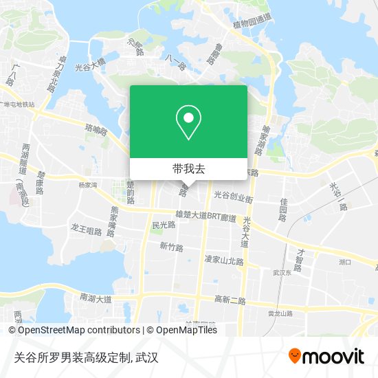 关谷所罗男装高级定制地图