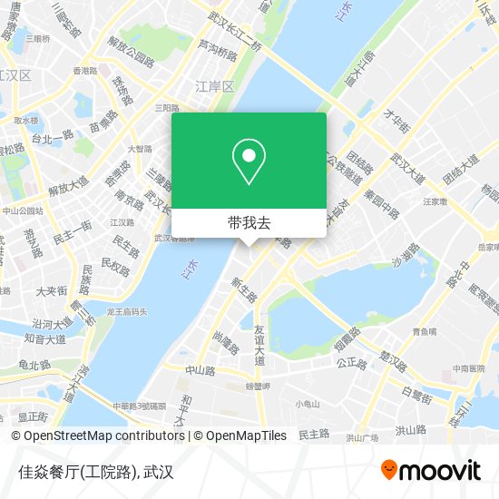 佳焱餐厅(工院路)地图