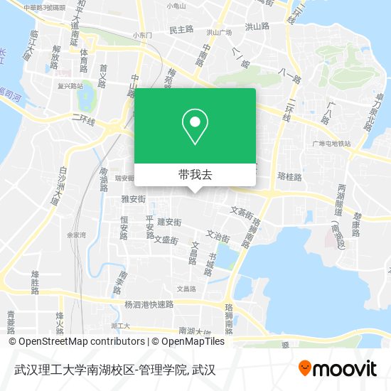 武汉理工大学南湖校区-管理学院地图