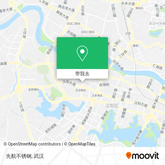 先航不锈钢地图