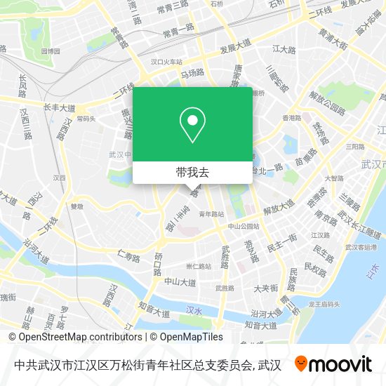 中共武汉市江汉区万松街青年社区总支委员会地图