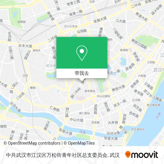中共武汉市江汉区万松街青年社区总支委员会地图
