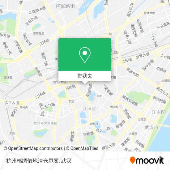 杭州棉绸借地清仓甩卖地图