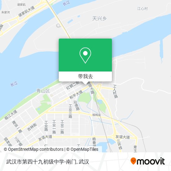 武汉市第四十九初级中学-南门地图