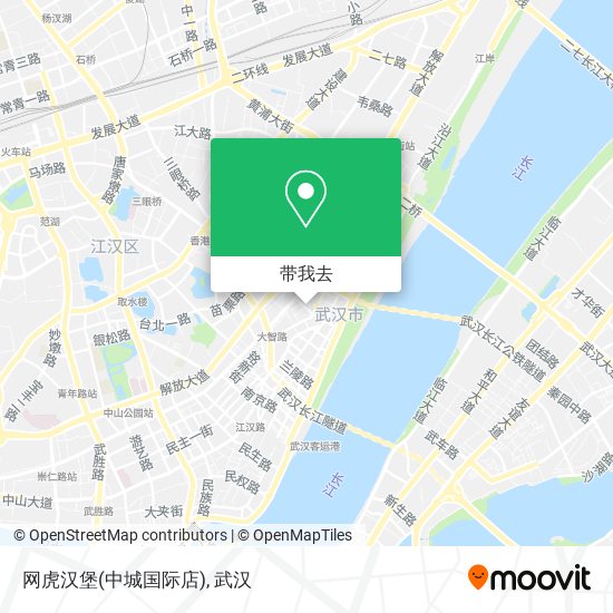 网虎汉堡(中城国际店)地图