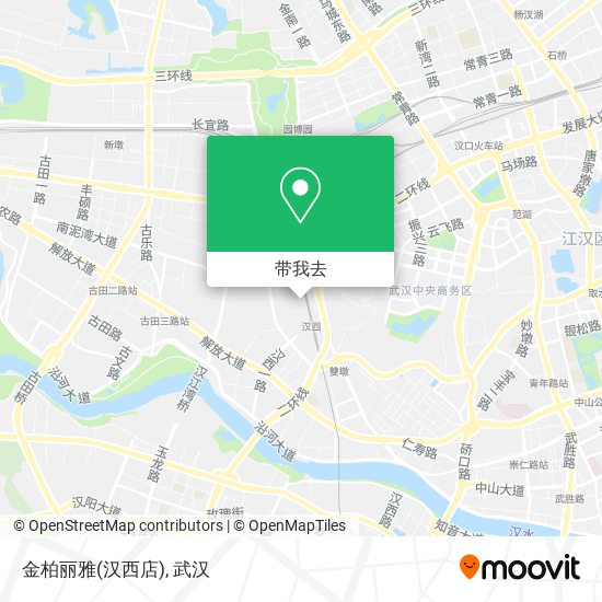 金柏丽雅(汉西店)地图