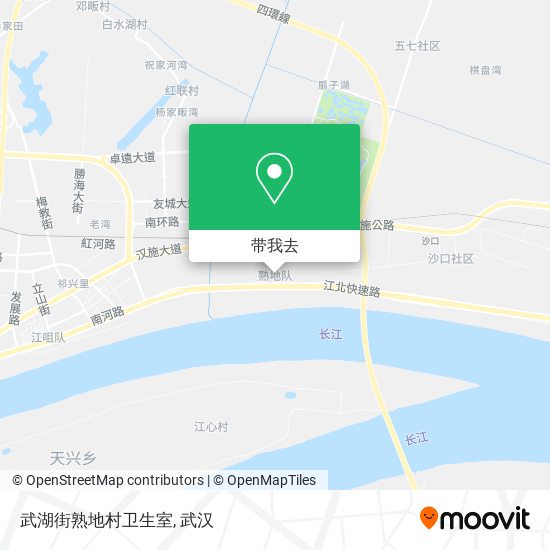 武湖街熟地村卫生室地图