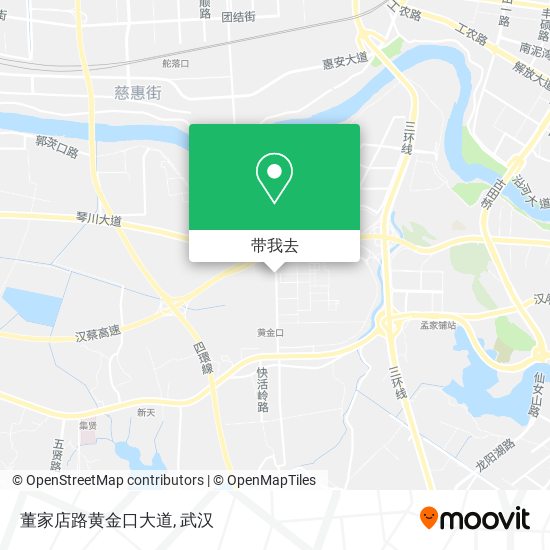 董家店路黄金口大道地图