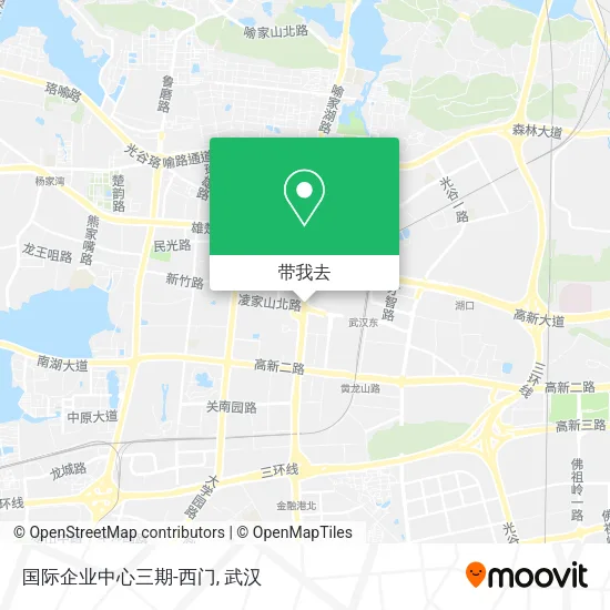 国际企业中心三期-西门地图