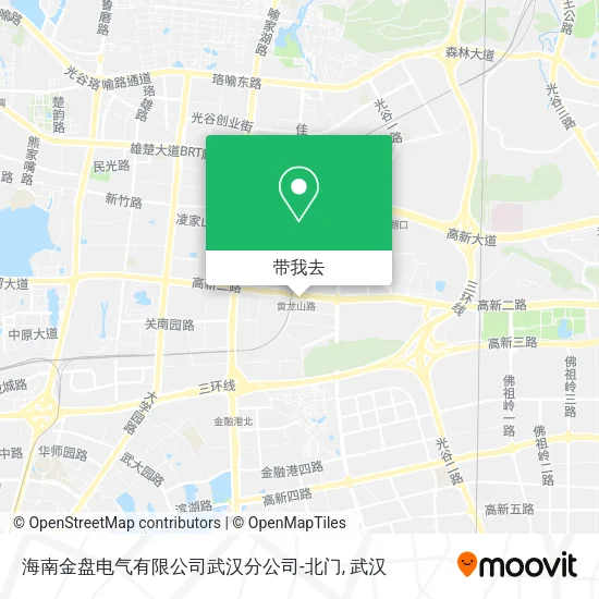 海南金盘电气有限公司武汉分公司-北门地图