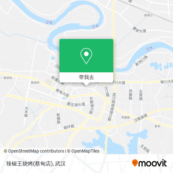辣椒王烧烤(蔡甸店)地图