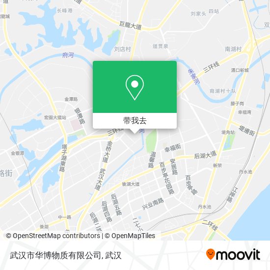 武汉市华博物质有限公司地图