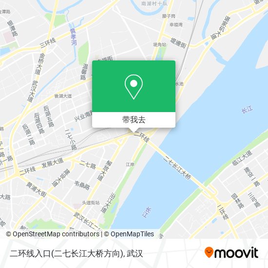 二环线入口(二七长江大桥方向)地图