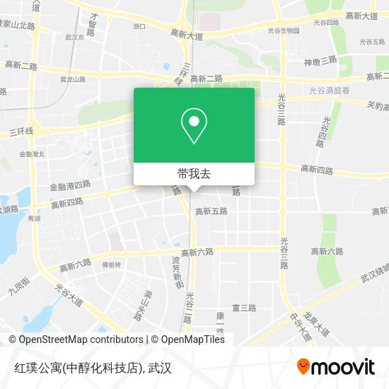 红璞公寓(中醇化科技店)地图