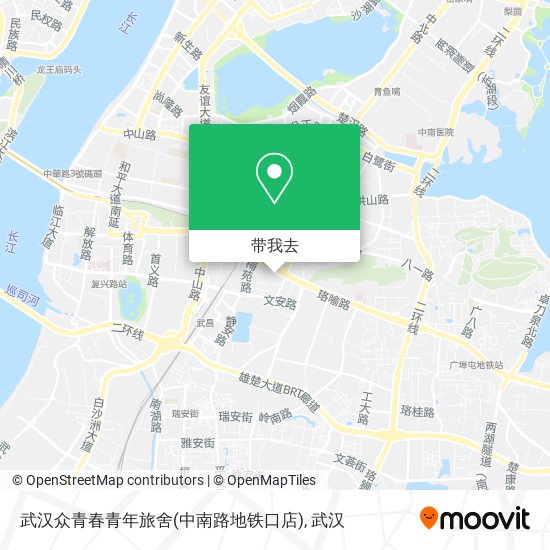 武汉众青春青年旅舍(中南路地铁口店)地图