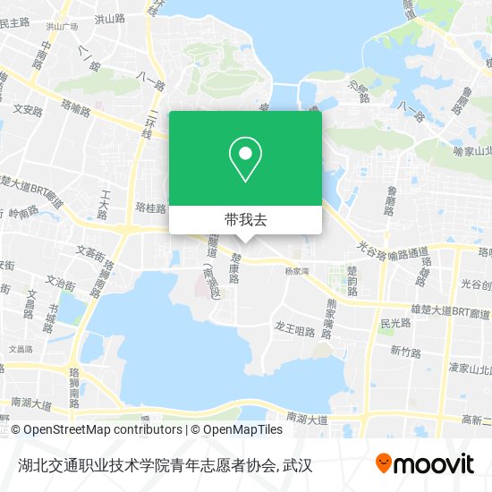 湖北交通职业技术学院青年志愿者协会地图