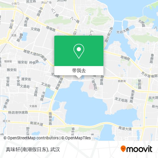 真味轩(南湖假日东)地图