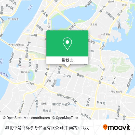 湖北中楚商标事务代理有限公司(中南路)地图