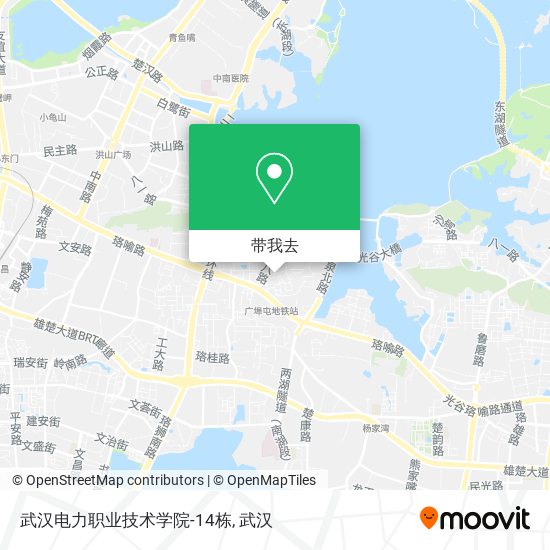 武汉电力职业技术学院-14栋地图