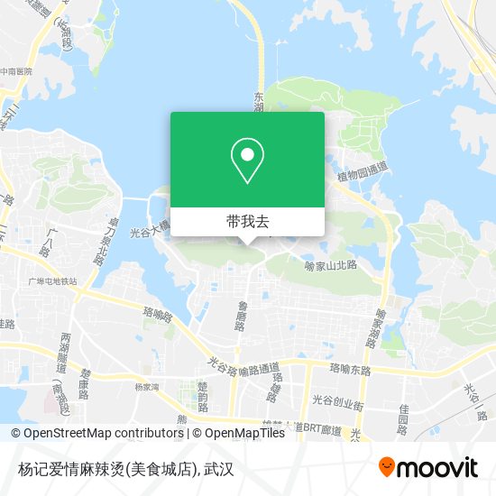 杨记爱情麻辣烫(美食城店)地图