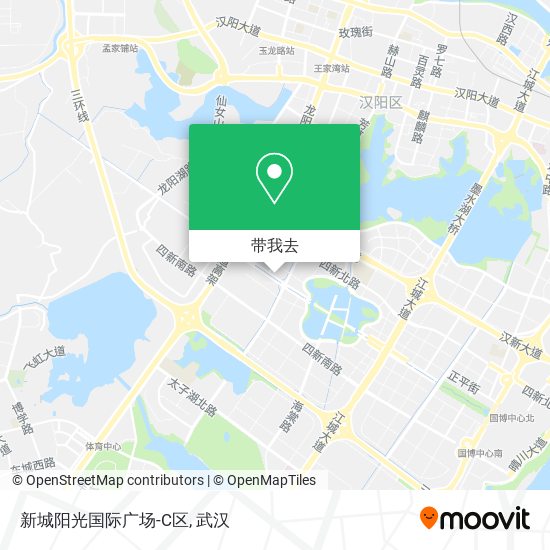 新城阳光国际广场-C区地图