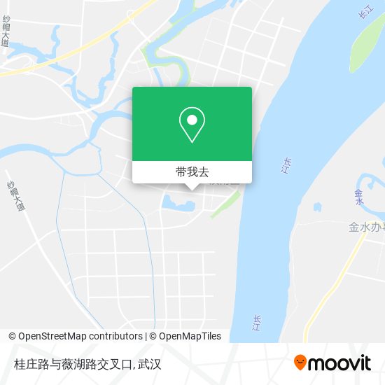 桂庄路与薇湖路交叉口地图