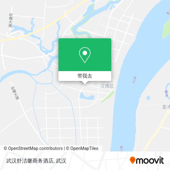 武汉舒洁馨商务酒店地图