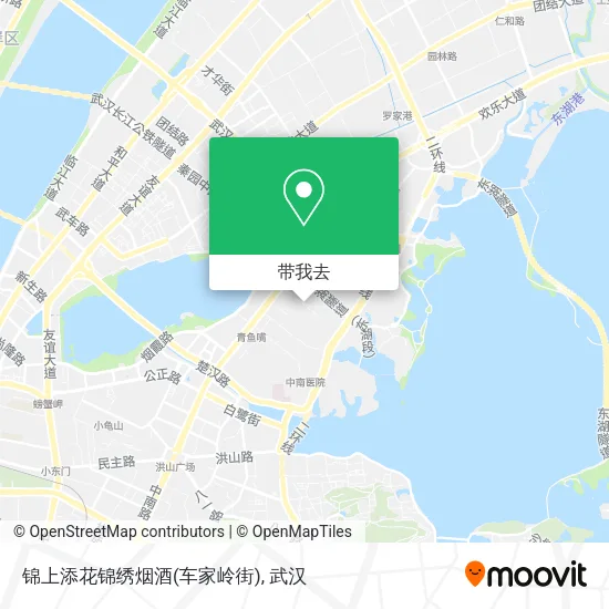 锦上添花锦绣烟酒(车家岭街)地图