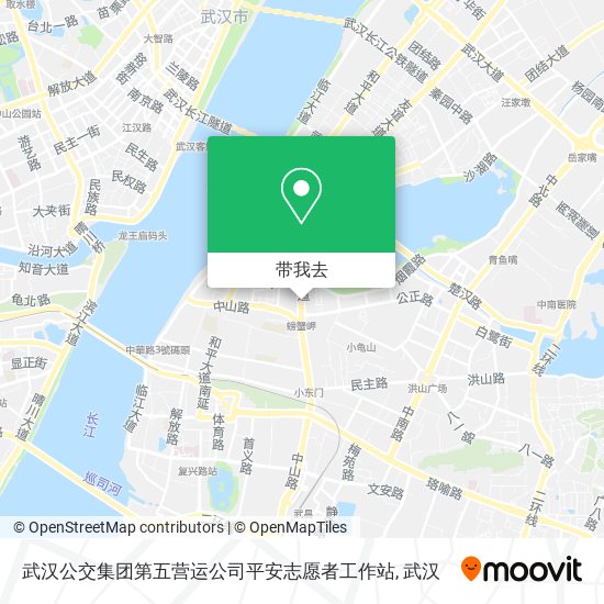 武汉公交集团第五营运公司平安志愿者工作站地图