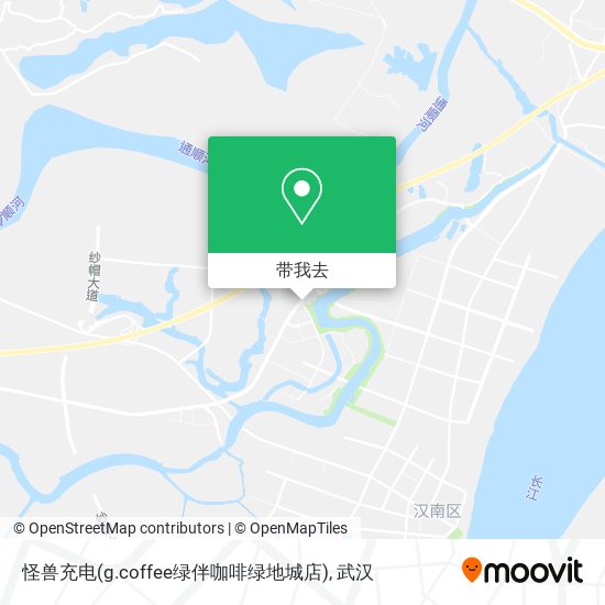 怪兽充电(g.coffee绿伴咖啡绿地城店)地图