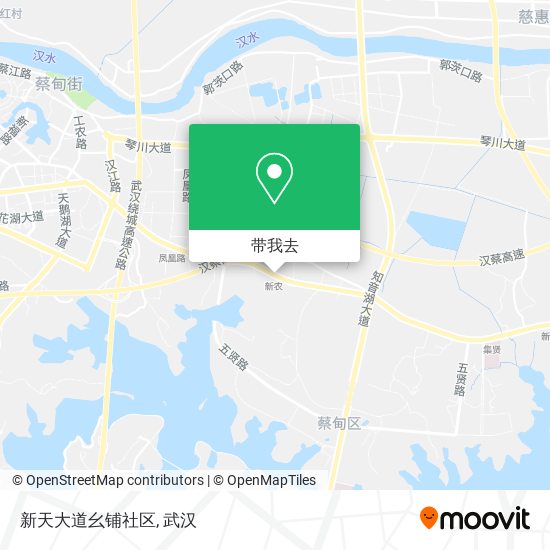 新天大道幺铺社区地图