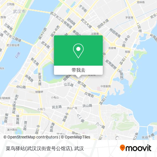 菜鸟驿站(武汉汉街壹号公馆店)地图