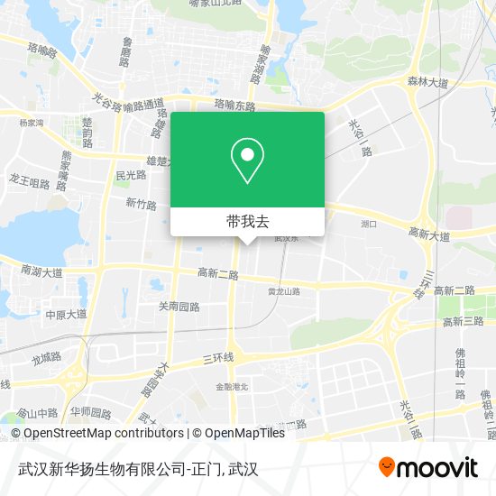 武汉新华扬生物有限公司-正门地图