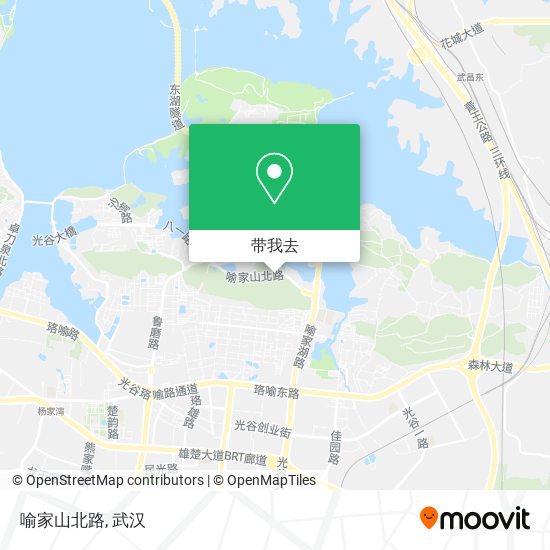 喻家山北路地图