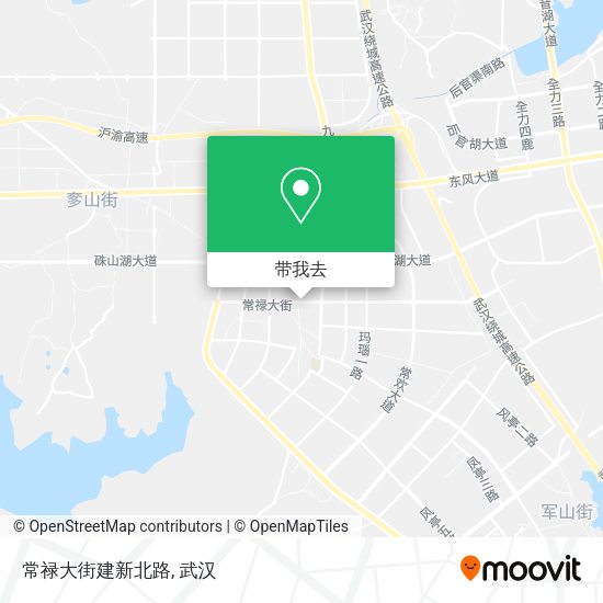 常禄大街建新北路地图