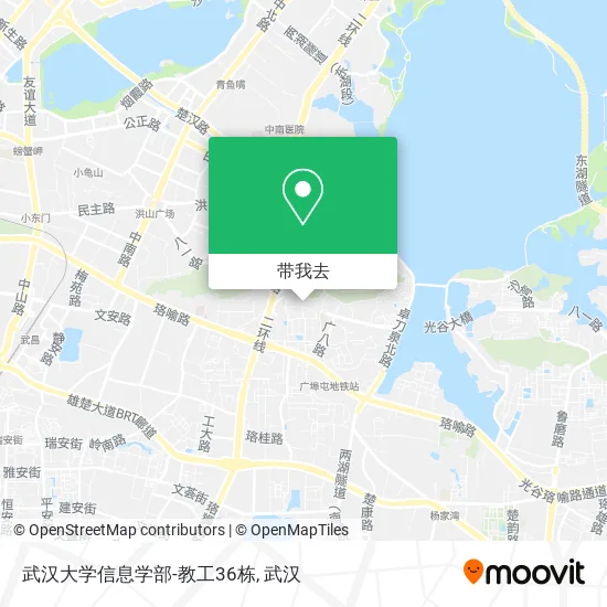 武汉大学信息学部-教工36栋地图