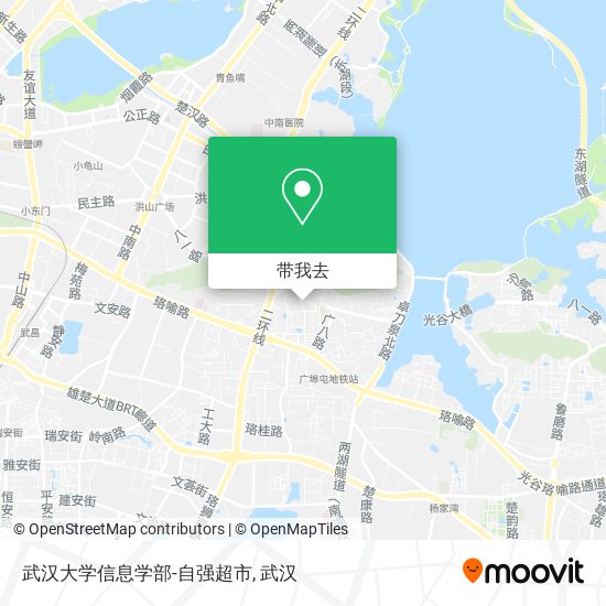 武汉大学信息学部-自强超市地图