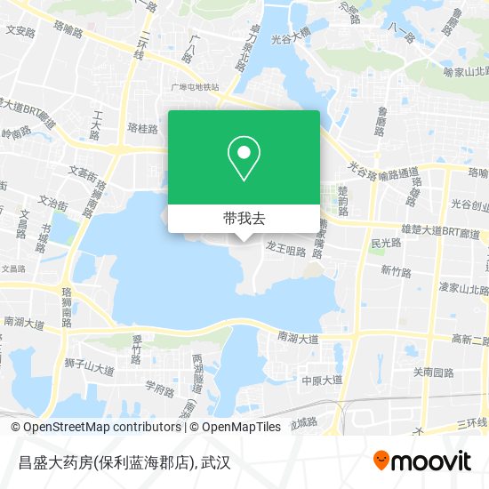 昌盛大药房(保利蓝海郡店)地图