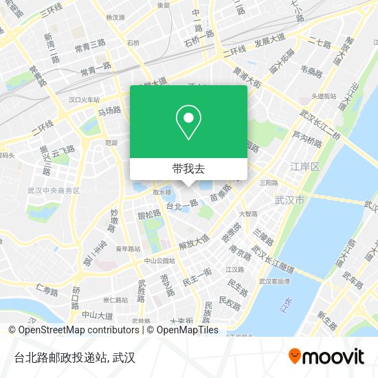 台北路邮政投递站地图